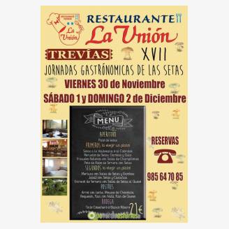 XVII Jornadas gastronmicas de las setas 2018 en La Unin