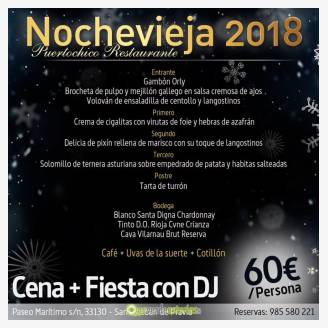 Nochevieja 2018 en el Restaurante Puertochico