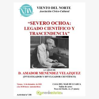 Charla "Severo Ochoa: legado cientfico y trascendencia"