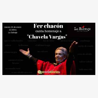 Fer Chacn canta homenaje a "Chavela Vargas"