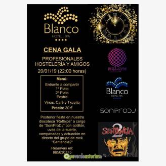 Cena de Gala 2019 - Nochevieja Hostelera y Amigos en Hotel Blanco