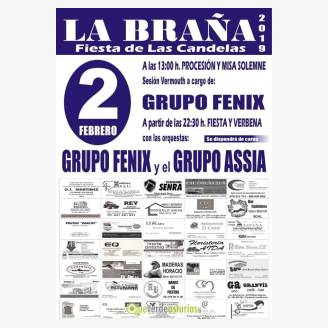 Fiesta de las Candelas 2019 en La Braa