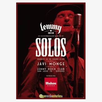 Javi Monge en concierto en "Los Solos" del Lemmy