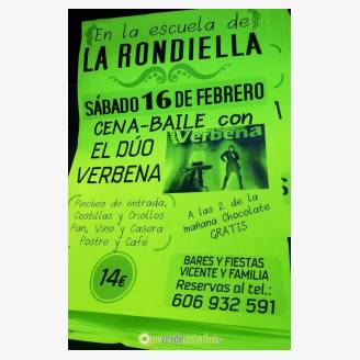 Cena-baile en La Rondiella