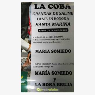 Fiesta de Santa Marina 2019 en La Coba