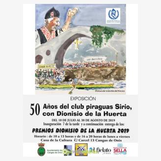 Exposicin: 50 aos del Club Piraguas Sirio, con Dionisio de la Huerta