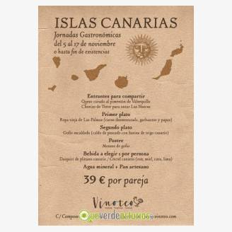 Jornadas Gastronmicas Islas Canarias en Vinoteo