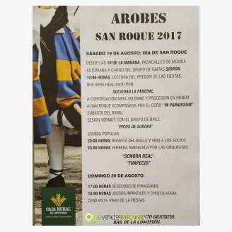 Fiestas de San Roque Arobes 2017