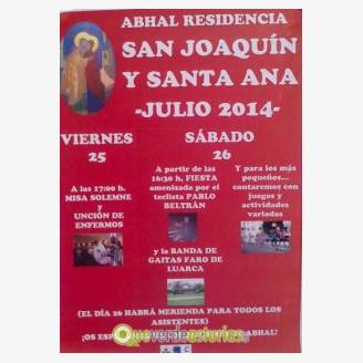 San Joaqun y Santa Ana Residencia Abhal 2014