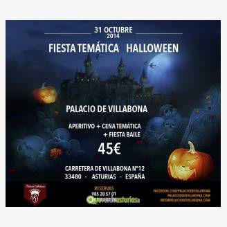 Fiesta temtica de Halloween en el Palacio de Villabona