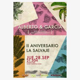 II Aniversario La Salvaje Oviedo: Concierto Alberto & Garca