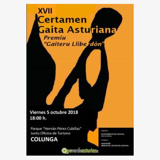XVII Certamen de Gaita Asturiana - Premiu "Gaiteru Lliberdn" 2018