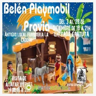 Beln Playmobil en Pravia - Navidad 2018/2019