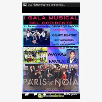I Gala Musical del Occidente - Cangas del Narcea 2015