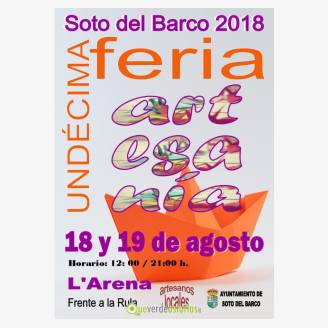 Feria de Artesana Soto del Barco 2018 en La Arena