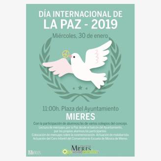 Celebracin en Mieres del Da Internacional de La Paz 2019