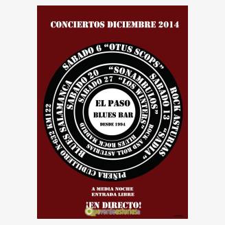 "El Paso" Programacin conciertos Diciembre 2014