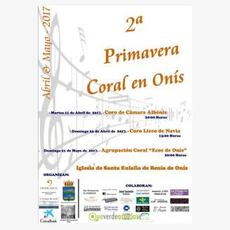 II Primavera Coral en Ons 2017 - Actuacin del Coro Liceo de Navia