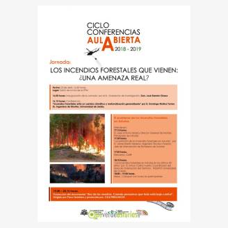 Jornada: Los incendios forestales que vienen: una amenaza real?