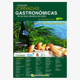 II Edicin Jornadas Gastronmicas de las Setas Silvestres de Otoo de la Montaa Central 2016