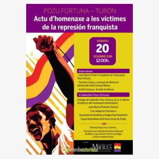 Acto homenaje a las vctimas de la represin franquista