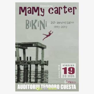 Mamy Carter en concierto en Mieres