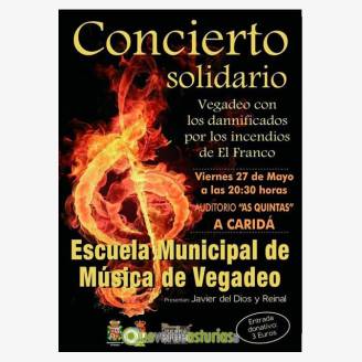 Concierto solidario de la Escuela Municipal de Msica de Vegadeo