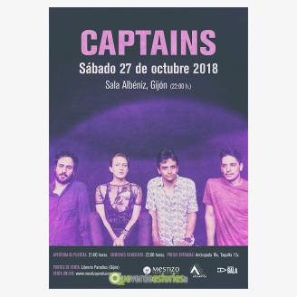 Captains en concierto en Gijn