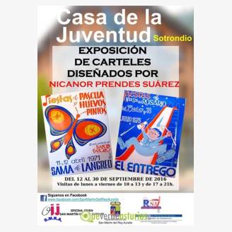 Exposicin de carteles de Nicanor Prendes Surez