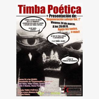 Timba Potica en La Semiente + Presentacin de "Degeneracin salvaje Vol.1"