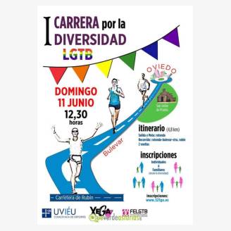 I Carrera por la Diversidad LGTB Oviedo 2017