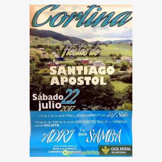 Fiestas de Santiago Apstol en Cortina 2017
