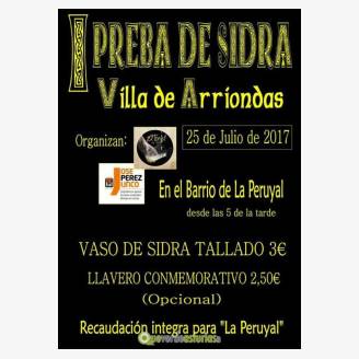 I Preba de Sidra Villa de Arriondas 2017