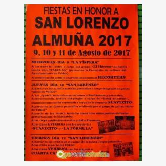 Fiestas de San Lorenzo Almua 2017