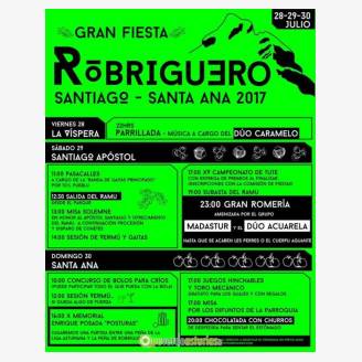 Fiestas de Santiago y Santa Ana Robriguero 2017