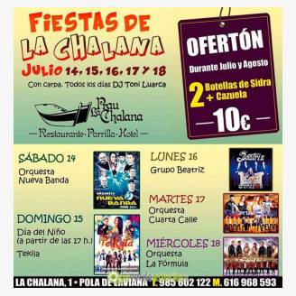 Fiestas de La Chalana - Pola de Laviana 2018