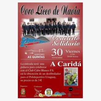 Concierto solidario del Coro Liceo de Navia 2018