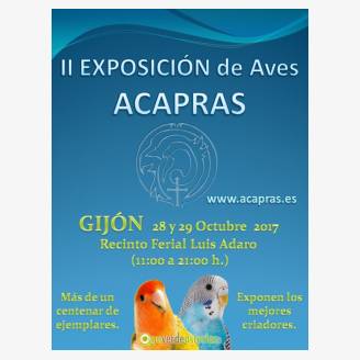 II Exposicin de Aves "Acapras" 2017