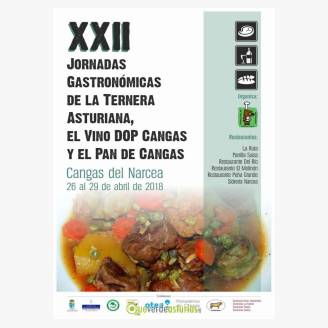 XXII Jornadas Gastronmicas de la Ternera Asturiana, el Vino DOP Cangas y el Pan de Cangas 2018