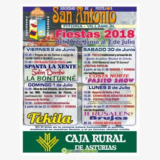 Fiestas de San Antonio Fitoria - Villamejil 2018