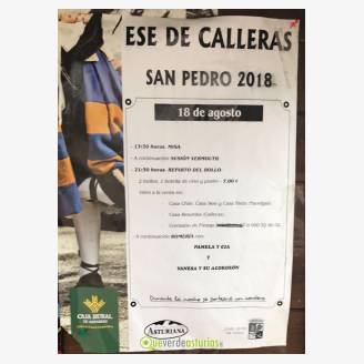 Fiesta de San Pedro 2018 en Ese de Calleras