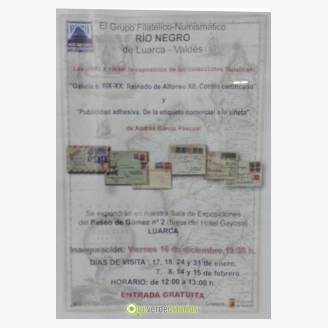Exposicin "Galicias s. XIX-XX: Reinado de Alfonso XII. Correo certificado" y "Publicida