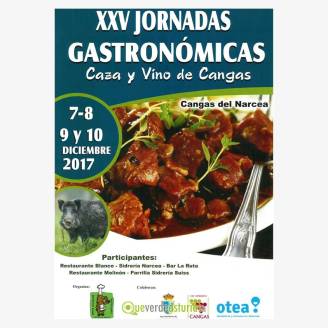 XXV Jornadas gastronmicas de la caza y el vino en Cangas del Narcea 2017