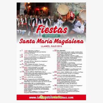 Fiestas de Santa Mara Magdalena Llanes 2016