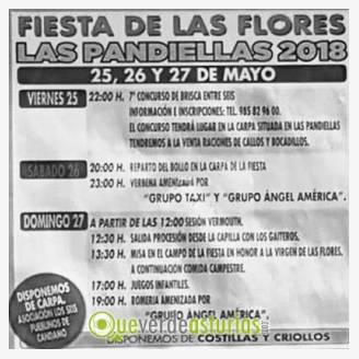 Fiestas de Las Flores 2018 en Las Pandiellas