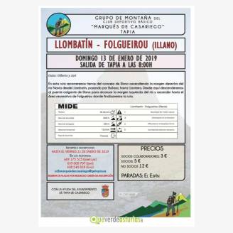 Ruta Grupo de Montaa Marqus de Casariego: Llombatn - Folgueirou (Illano)