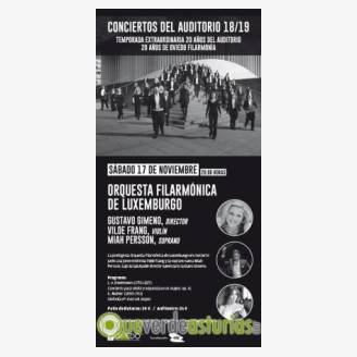 Conciertos del Auditorio: Orquesta Filarmnica de Luxemburgo