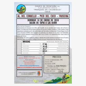 Salida con el Club Deportivo Marqus de Casariego: Alto del Corrello - Pico del Cuco - Froseira