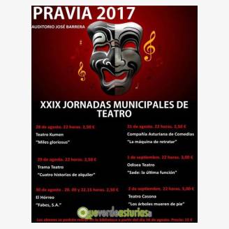 XXIX Jornadas Municipales de Teatro - Pravia 2017