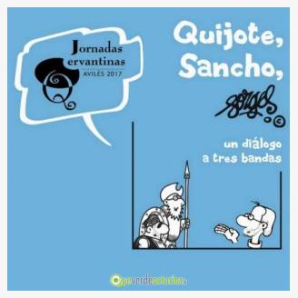 Exposicin: Quijote, Sancho, Forges, un dilogo a tres bandas